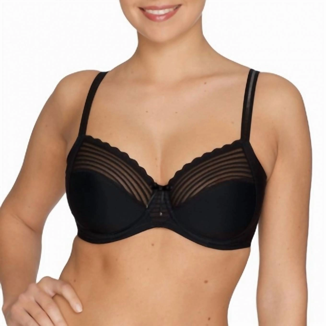 Twist Tresor Underwire Bra In Black
