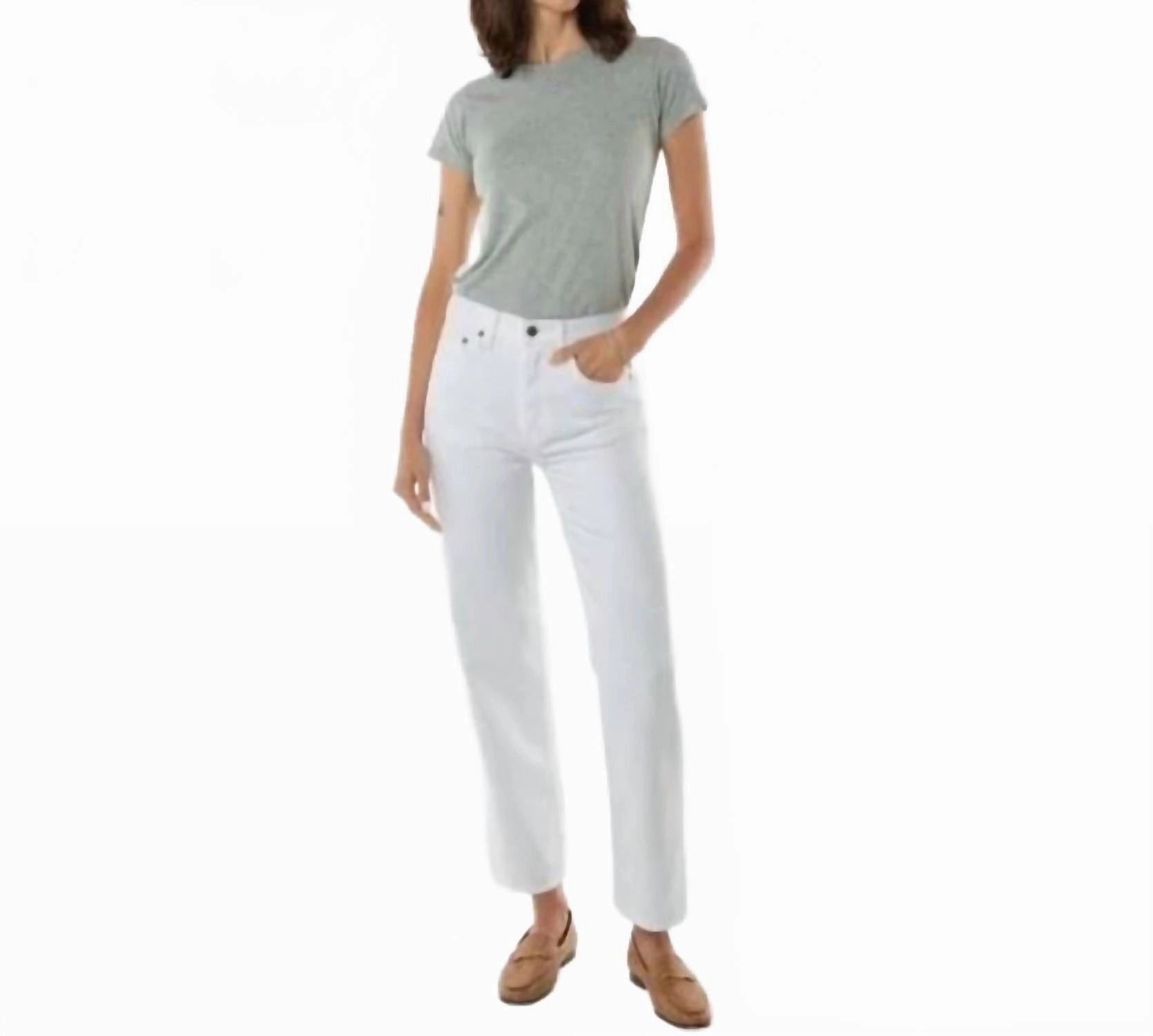 Tyler Vintage Straight Leg Denim Jeans In Light Wash womens corduroy pants cheap