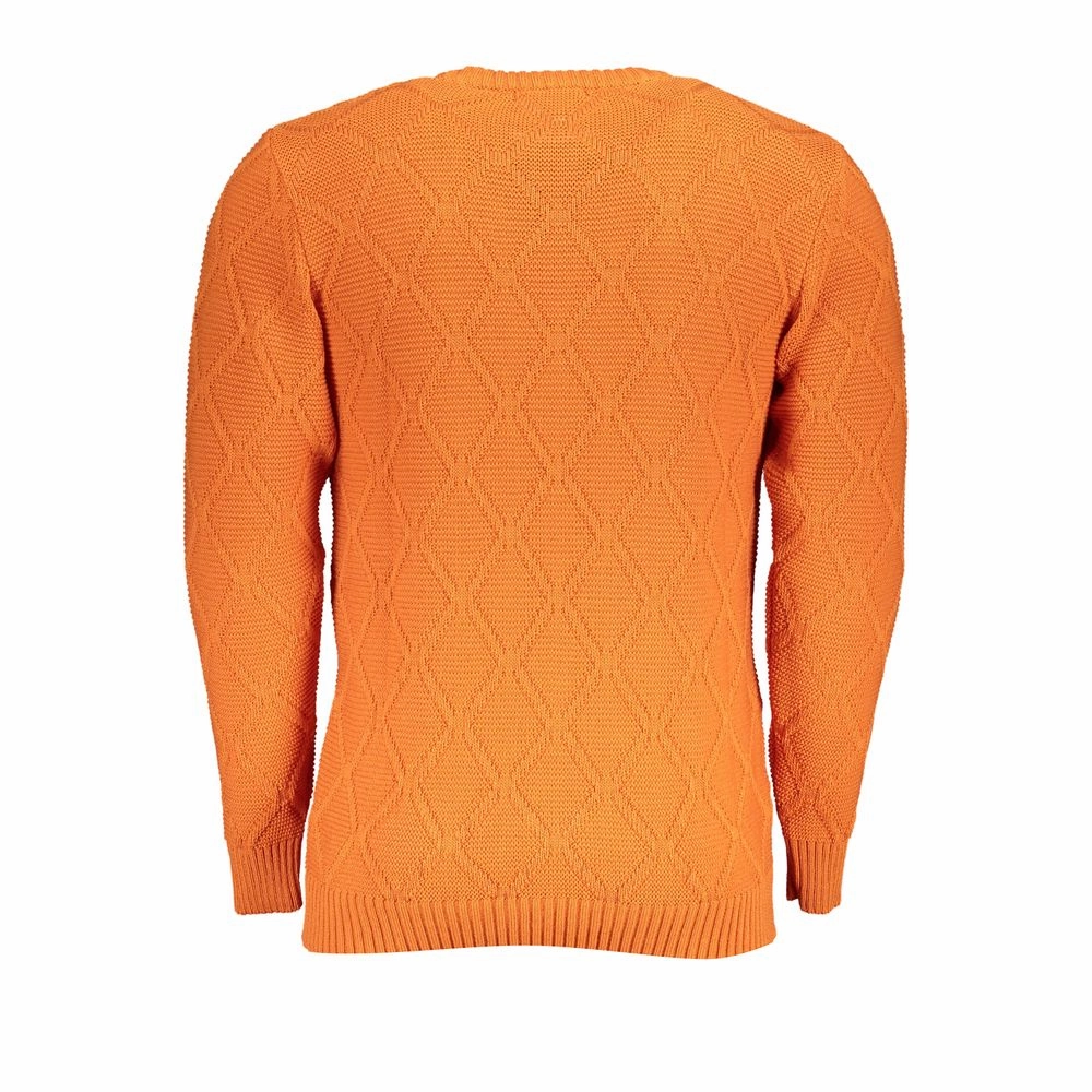 U.S. Grand Polo Diamond Pattern Crew Neck Men's Sweater