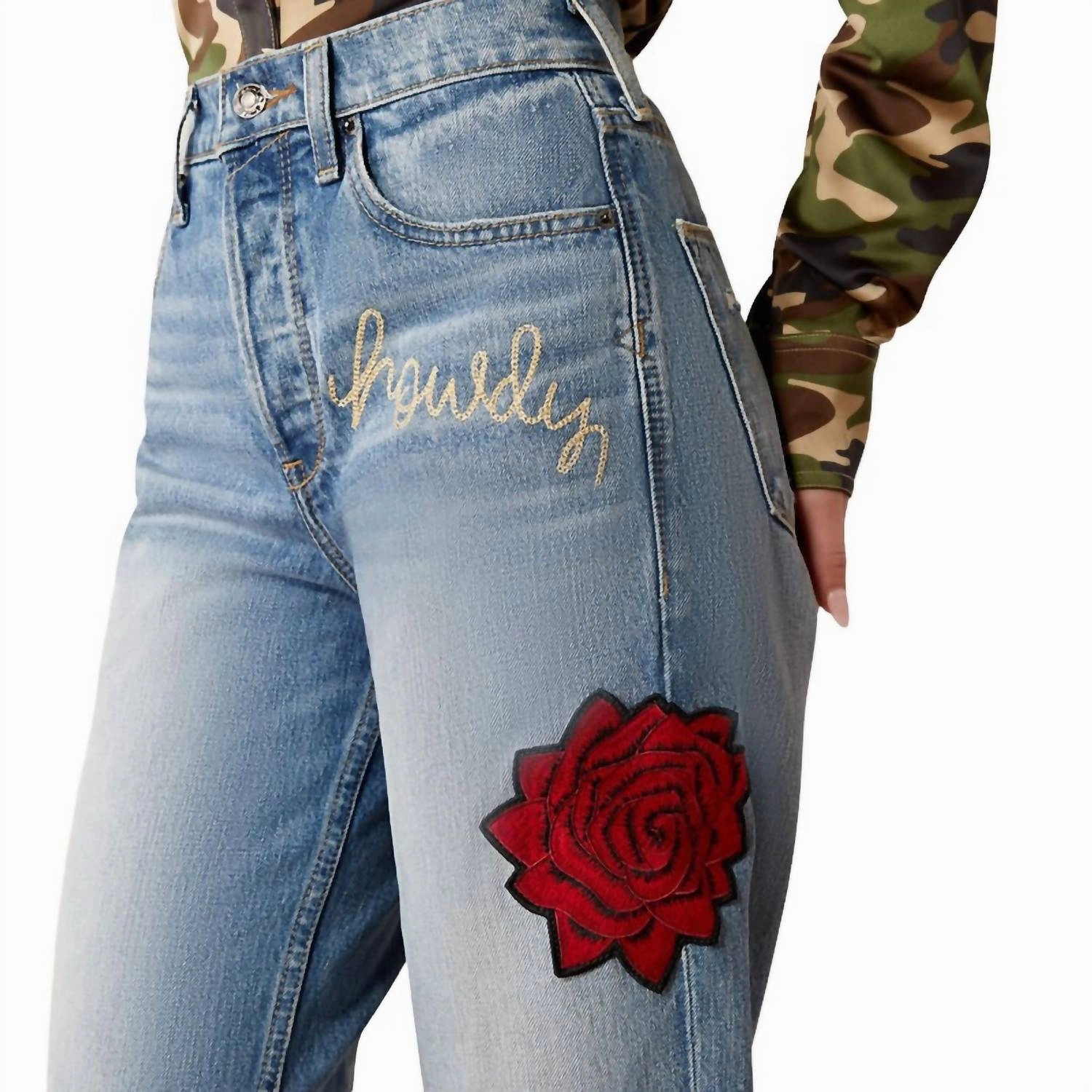 Ultra High Rise Rodeo Quincy Tomboy Straight Leg Jeans In Dominca