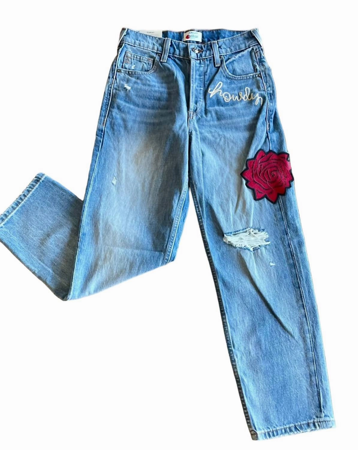 Ultra High Rise Rodeo Quincy Tomboy Straight Leg Jeans In Dominca