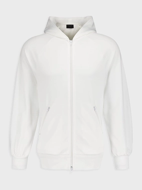 Unity Sports Icon White Hoodie Tops Mens - thermal tops
