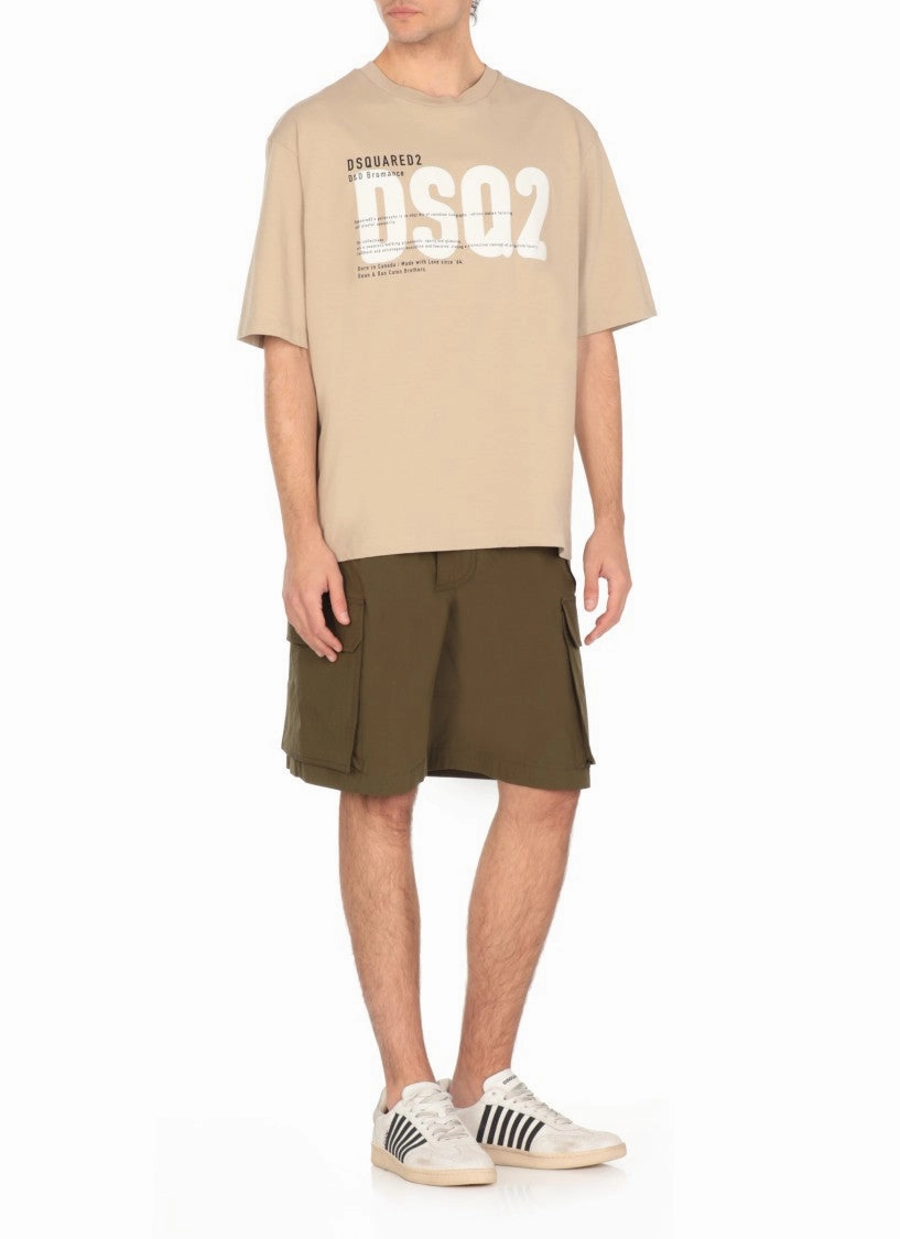 Utility Track Bermuda Shorts