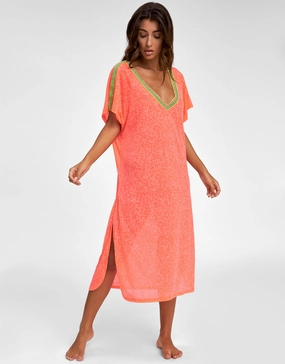 V Back Dress - Watermelon Swim Womens - swimwear sale