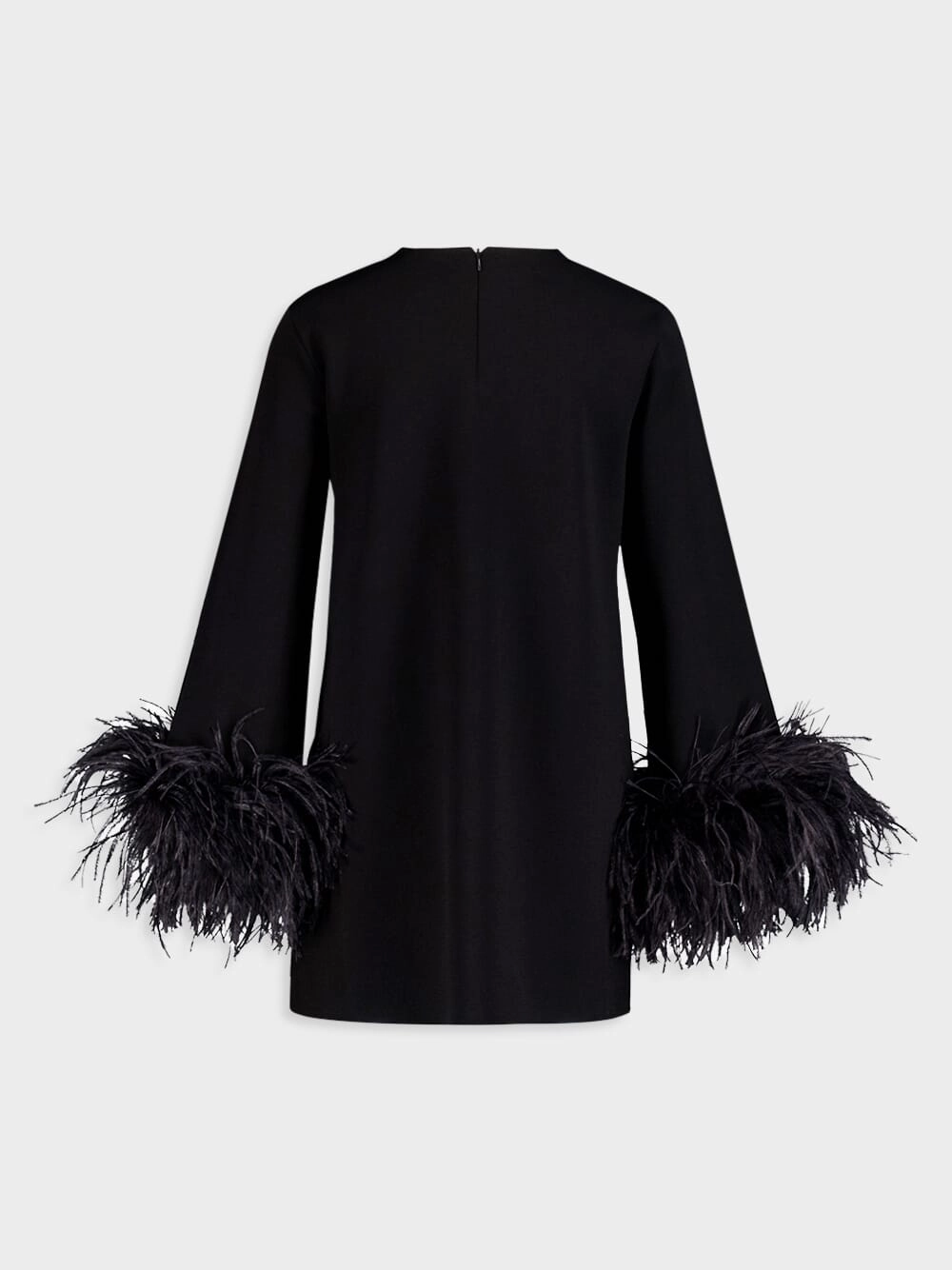 V-Detail Jumper With Feathers