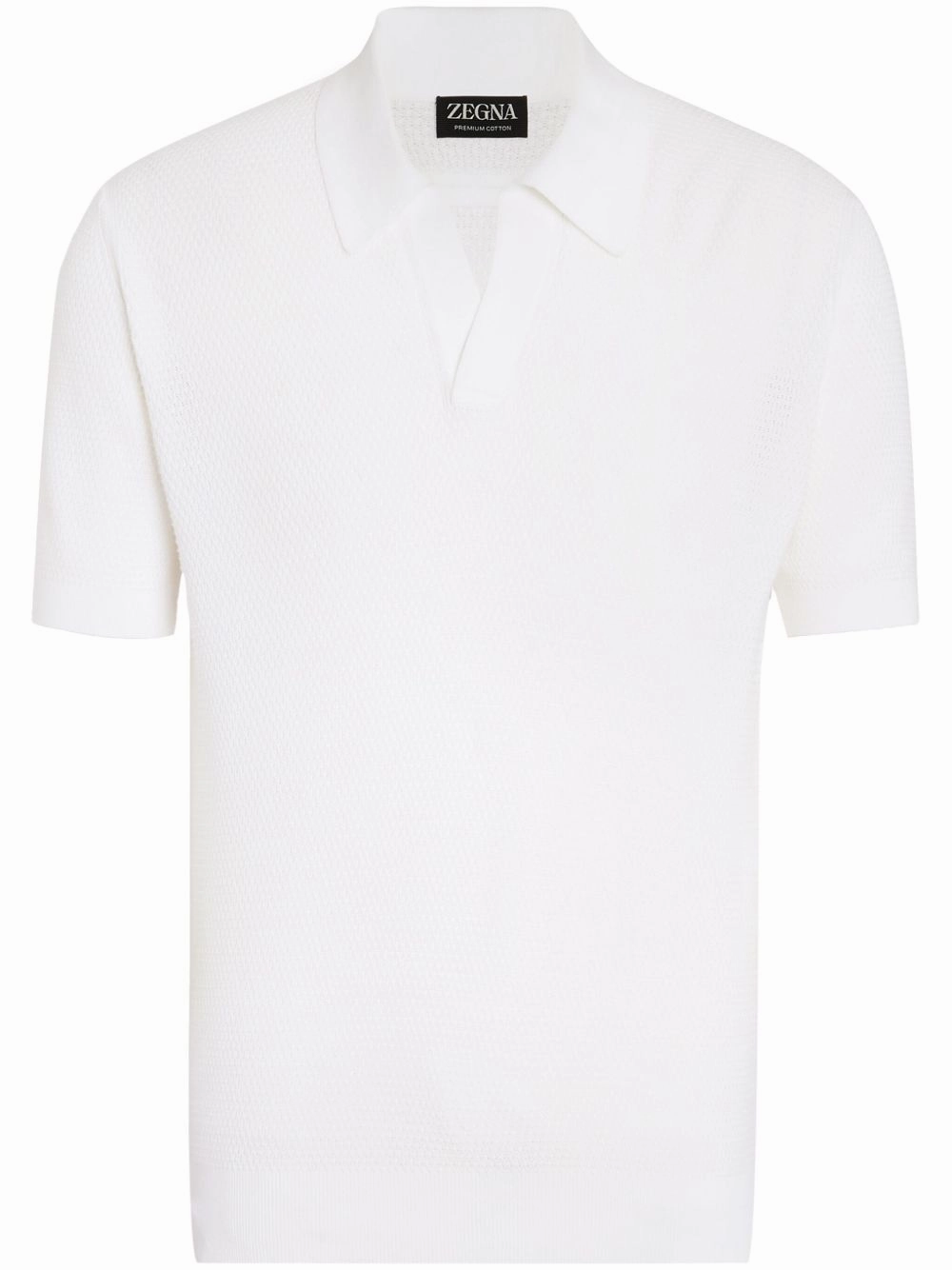 V-Neck Cotton Polo Shirt discount mens shirts