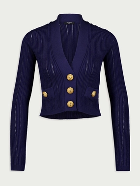 V-Neck Cropped Cardigan Knitwear Womens - women's knitwear cheap