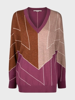 V-Neck Jumper Knitwear Womens - women's knitwear cheap