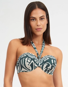 Valeria Bandeau Bikini Top Swim Womens - beachwear discount