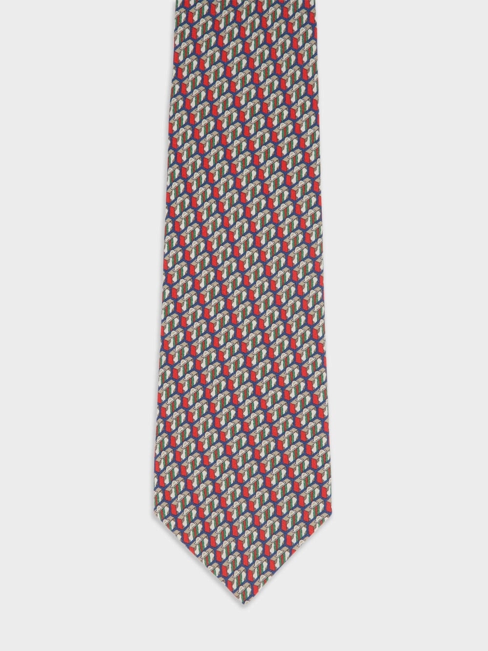 Valigeria Print Silk Tie
