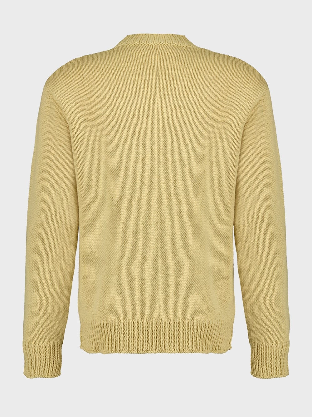 Vanilla Wool Sweater with Pocket