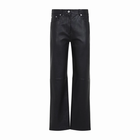 Velo Black Leather Pants womens linen pants discount
