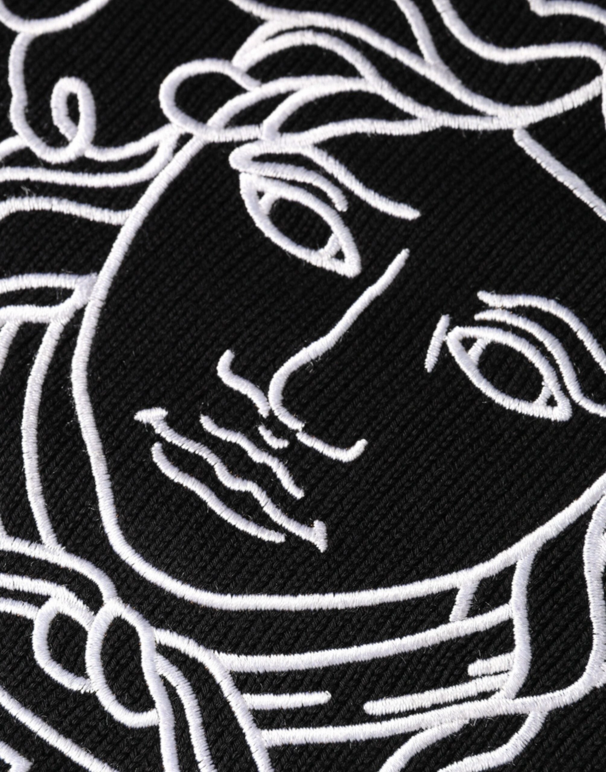 Versace Medusa Embroidery Crew Neck Pullover Men's Sweater