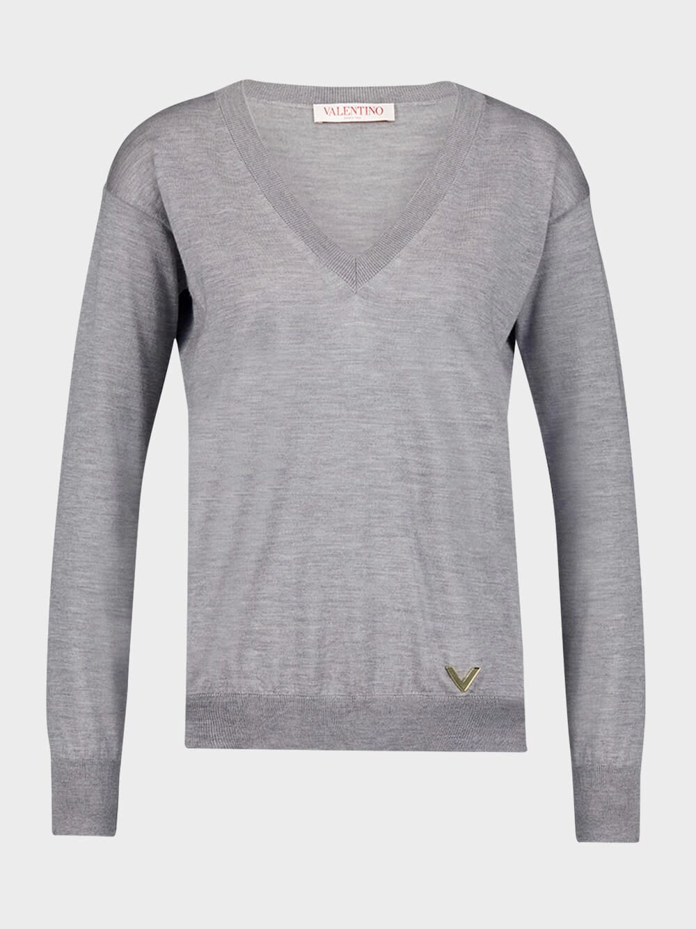 VGold V-neck Jumper Knitwear Womens - women's knitwear cheap