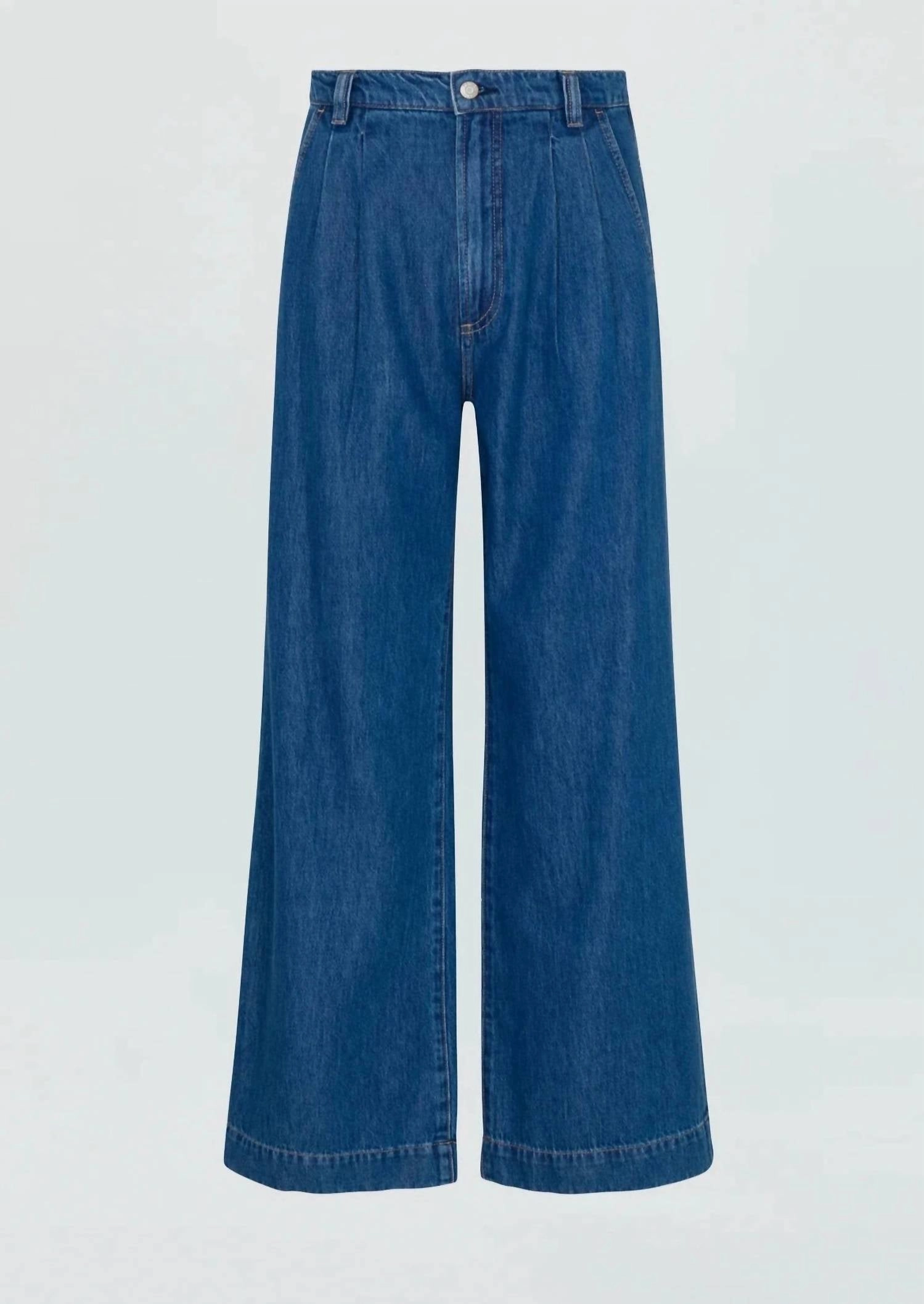 Victoria Wide Leg Pants In Midnight Sun