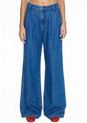 Victoria Wide Leg Pants In Midnight Sun womens corduroy pants cheap