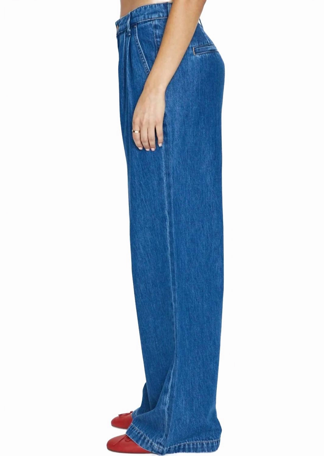 Victoria Wide Leg Pants In Midnight Sun