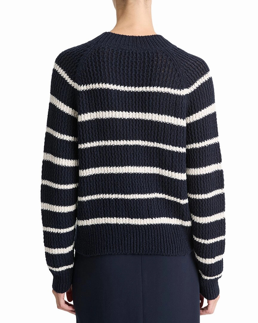 Vince Ribbed Stripe Pullover