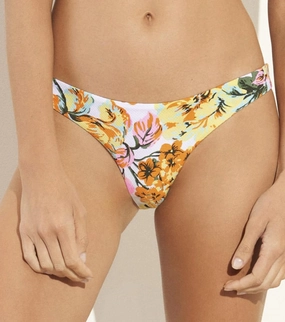 Vintage Age Flirt Thin Side Bikini Bottom In Multicolor Swim Womens - ruched swimwear outlet