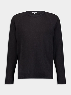 Vintage French Terry Green Sweatshirt Tops Mens - thermal tops