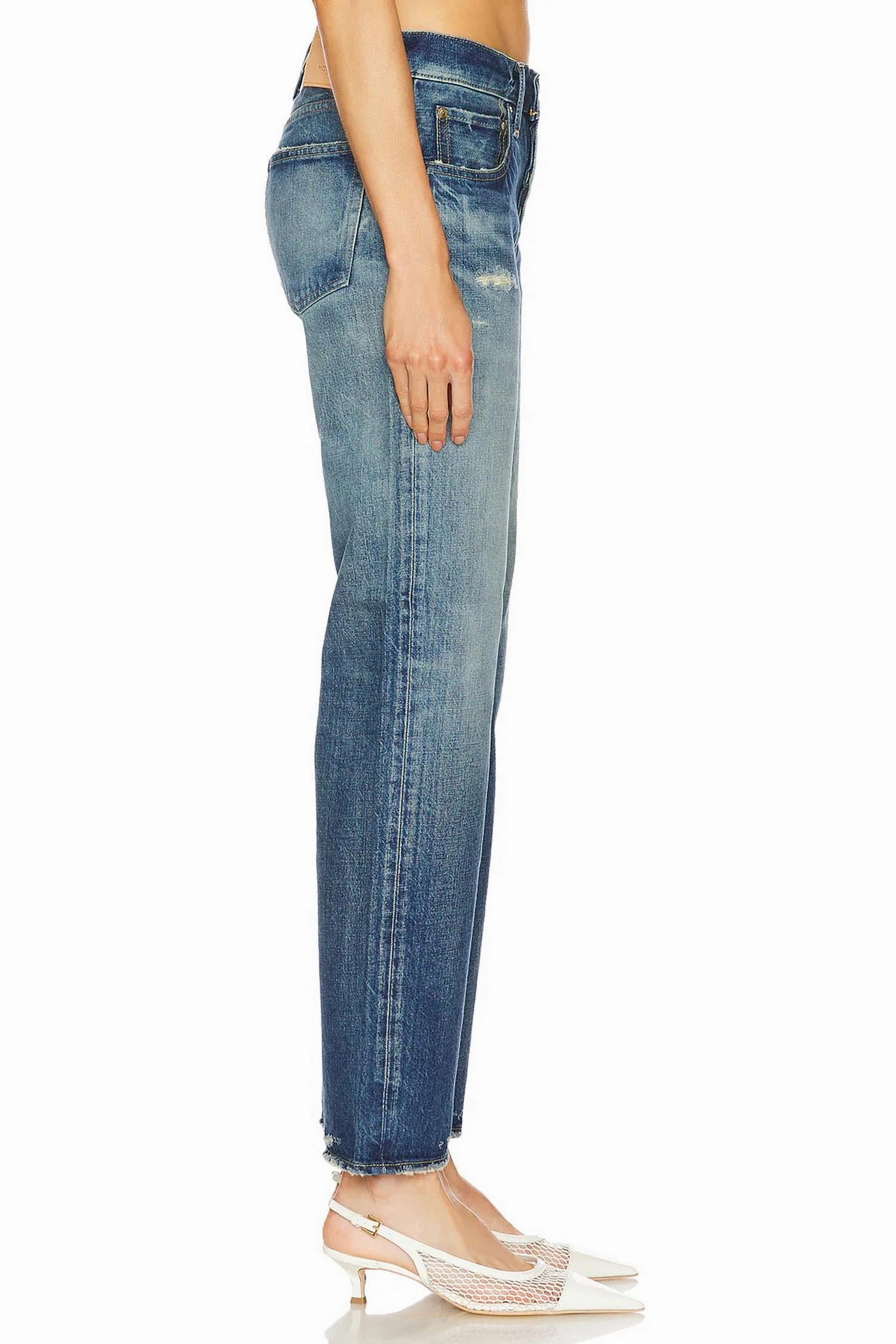 Vintage Straight-Leg Jeans In Blue