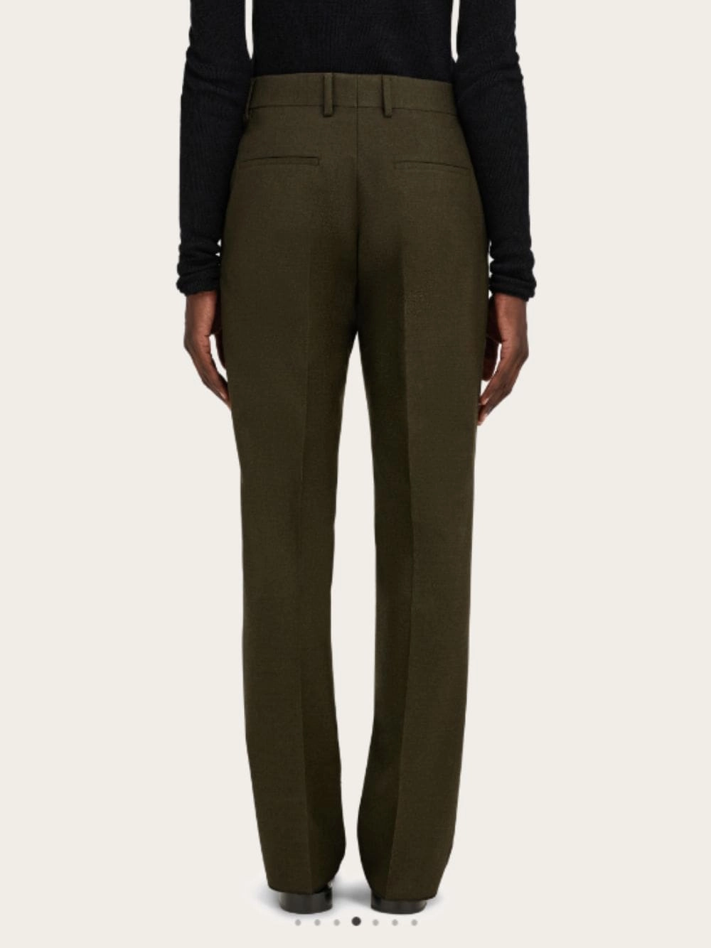 Virgin Wool Tailored Trousers
