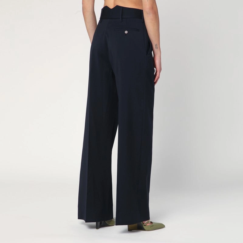 Vivienne Westwood Women's blue Trousers In Wool
