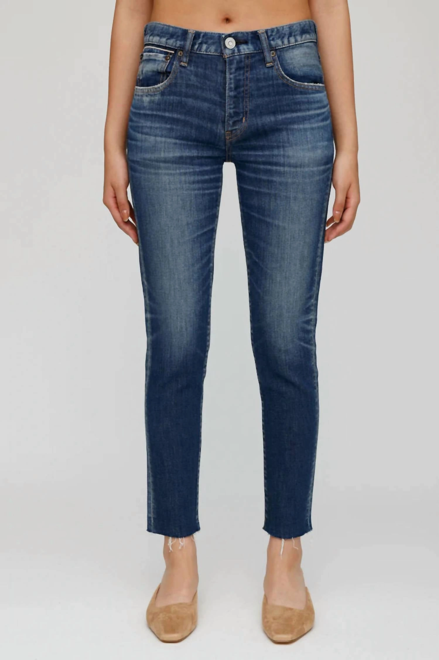 Warren Skinny In Blue womens cropped pants sale