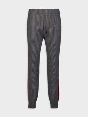 Web-Stripe Cashmere Track Pants Knitwear Mens - men's sweaters sale