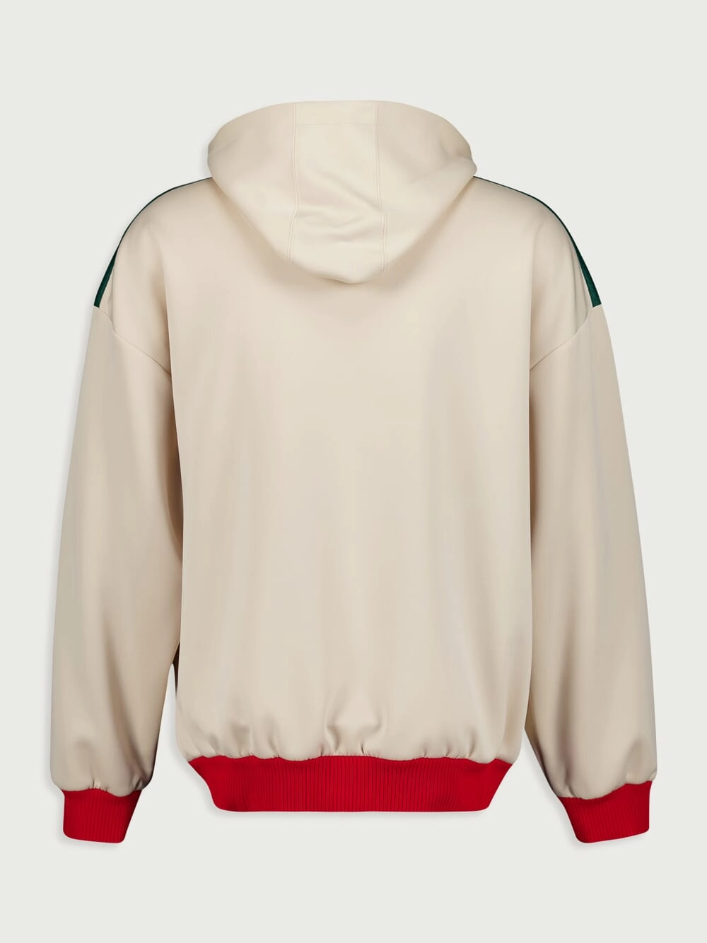 Web-Stripe Logo-Embossed Hoodie