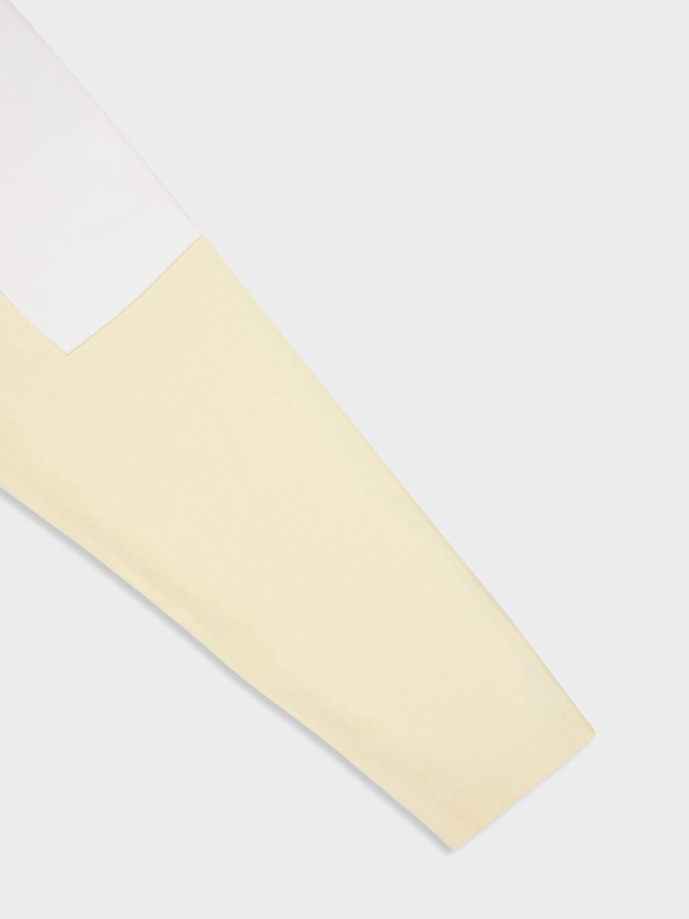 White and Yellow Oversized Jumper