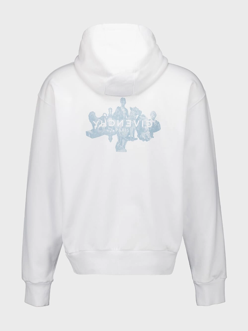 White Boxy Fit Sweatshirt