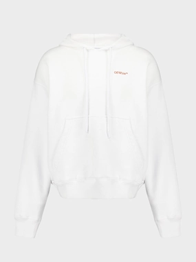 White Cotton Hoodie Tops Mens - thermal tops