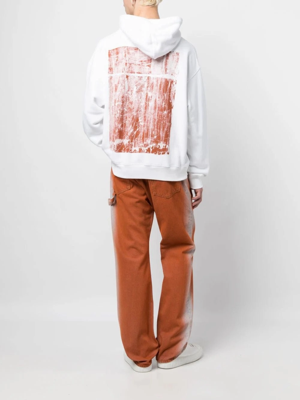 White Cotton Hoodie