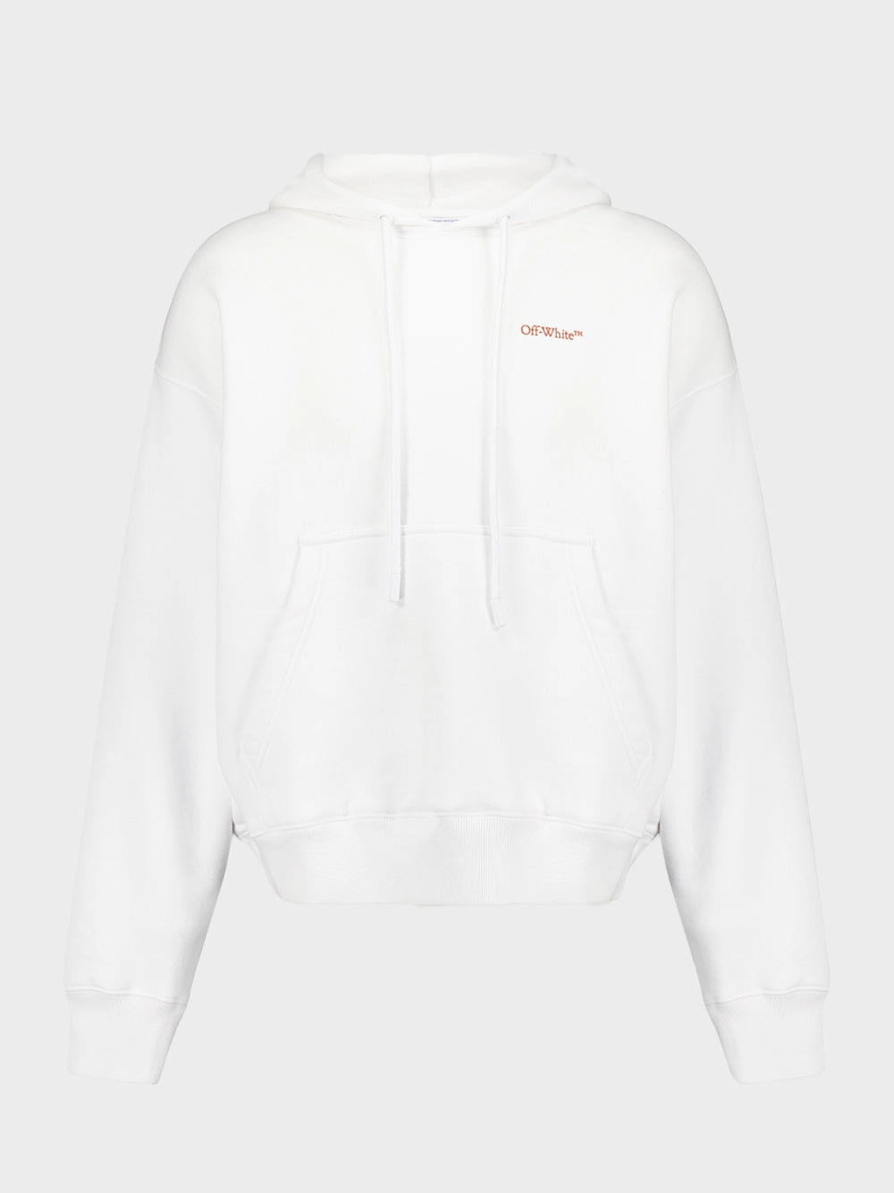 White Cotton Hoodie Tops Mens - thermal tops