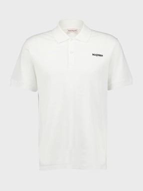 White Cotton Polo Piquet Tops Mens - men's t-shirts outlet