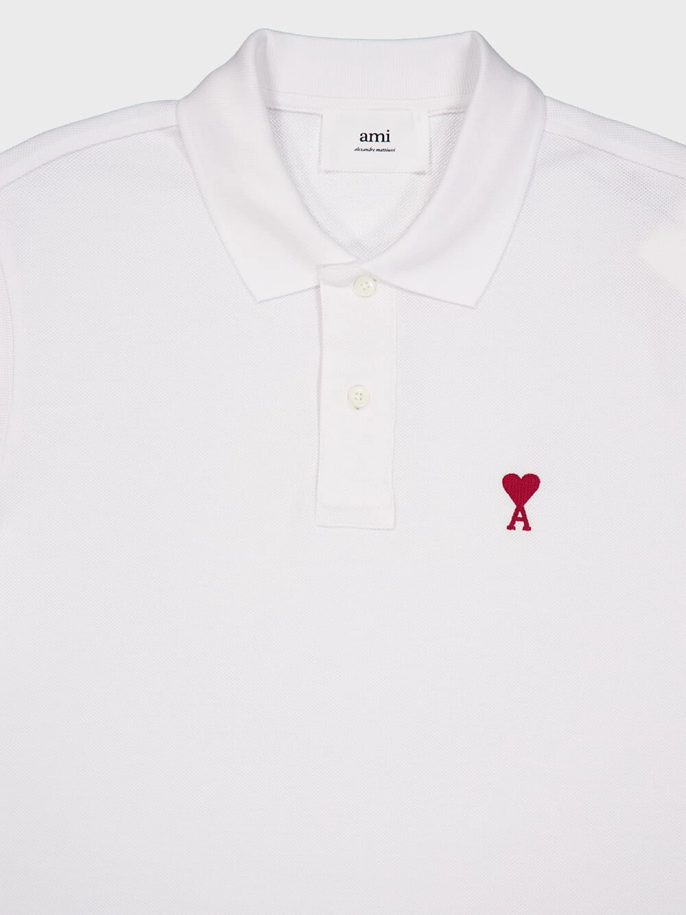 White Cotton Polo Shirt