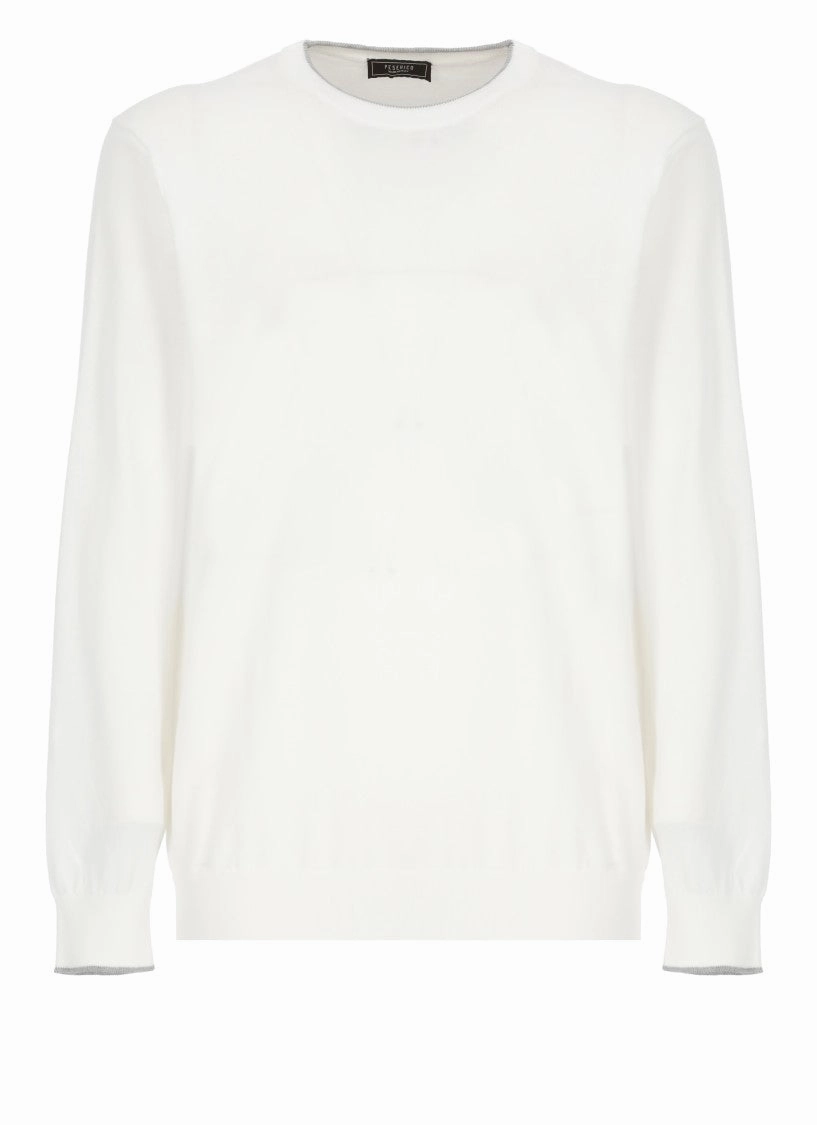 White Cotton Sweater