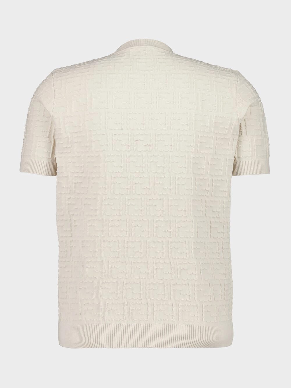 White FF Selleria Cotton Pullover