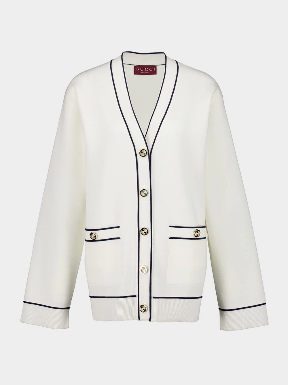 White Fine Wool Cardigan Knitwear Womens - women's knitwear cheap
