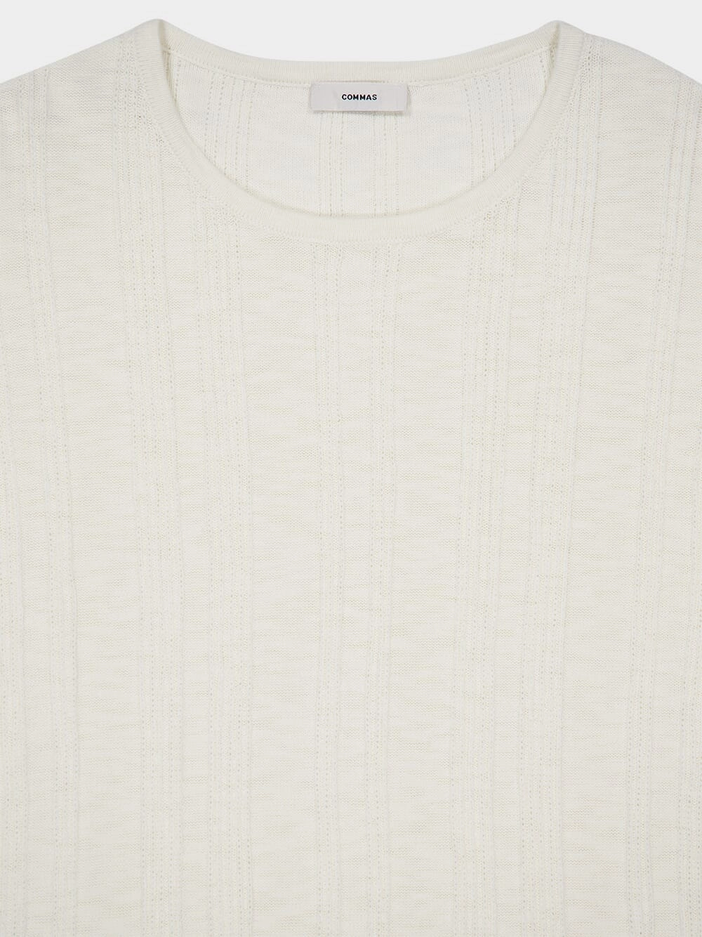 White Linen Cotton T-Shirt