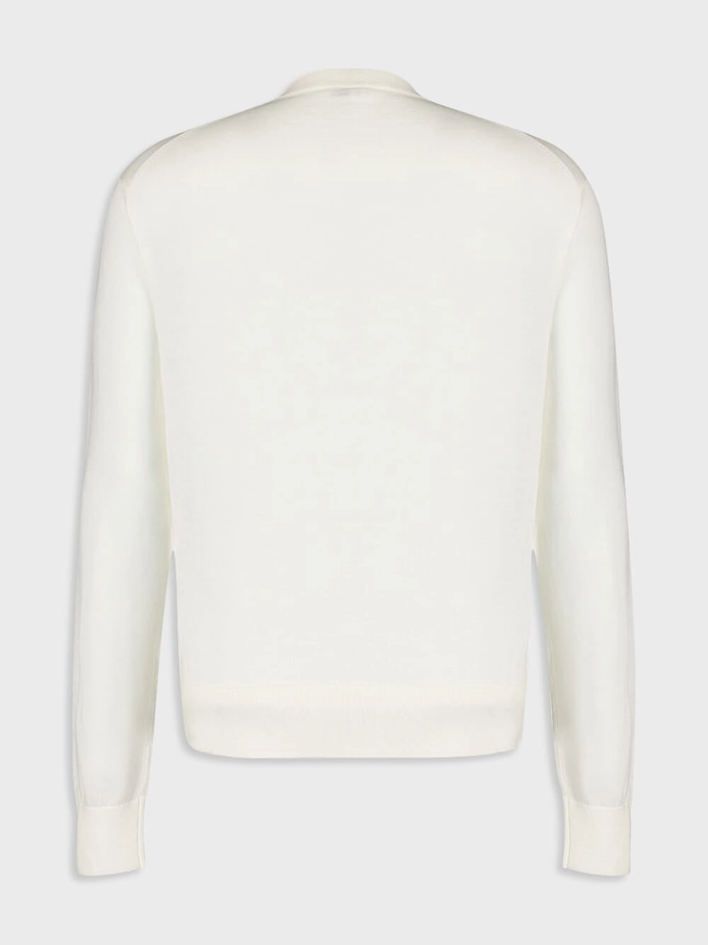 White Merino Wool Jumper