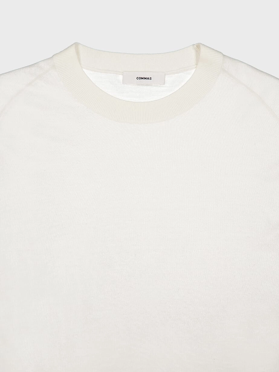 White Merino Wool Jumper