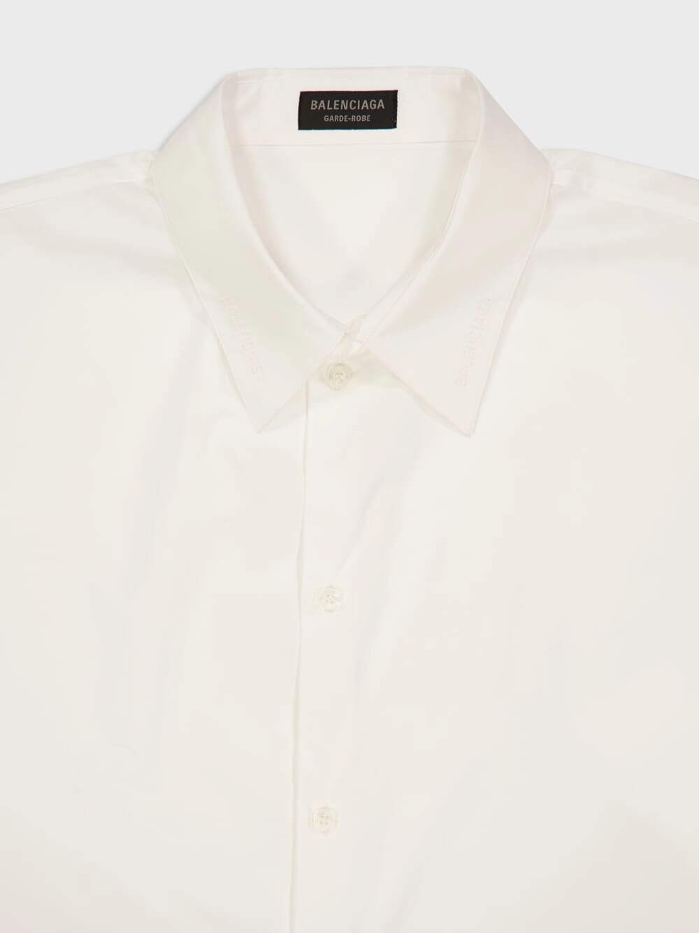 White Minimal Poplin Shirt