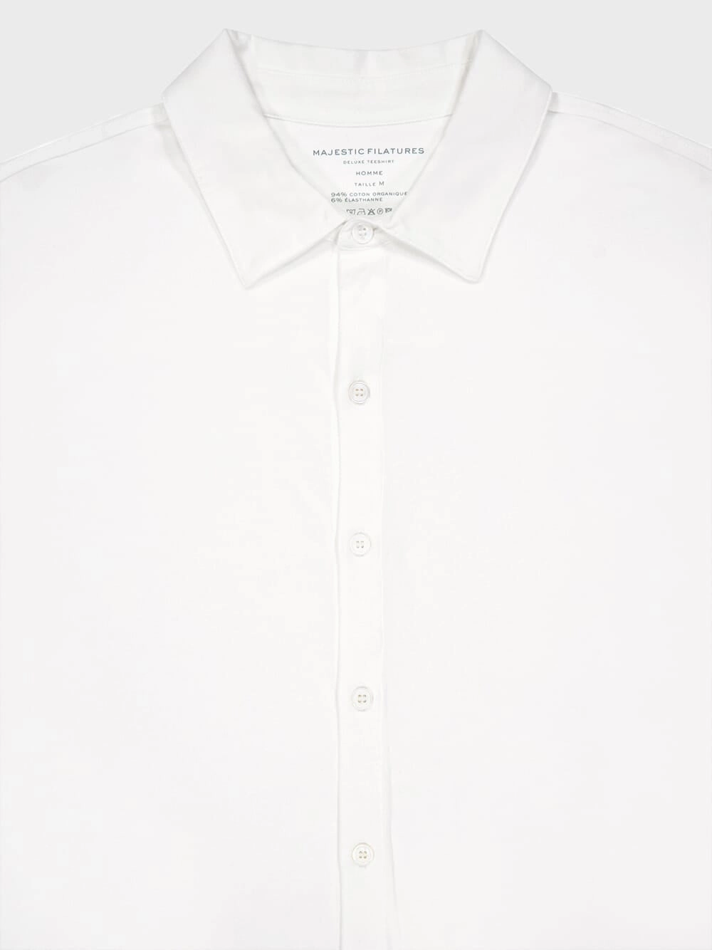 White Organic Cotton Artisanal Dyeing Herman Shirt