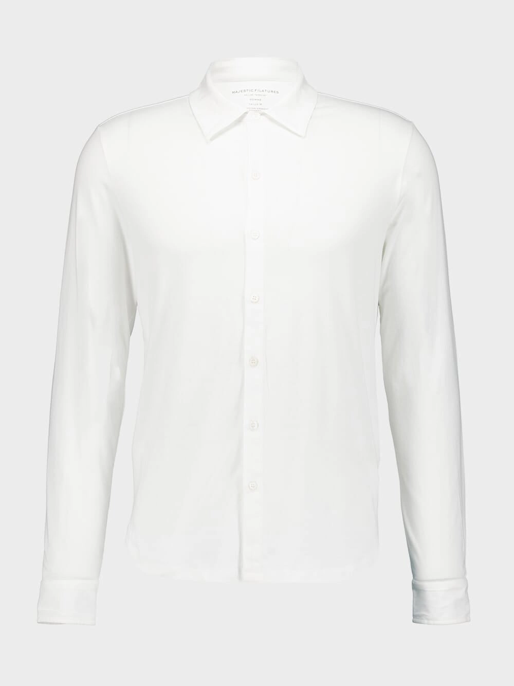 White Organic Cotton Artisanal Dyeing Herman Shirt Suits Mens - men's suits outlet