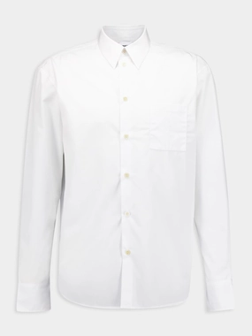 White Organic Cotton Shirt Suits Mens - men's suits outlet