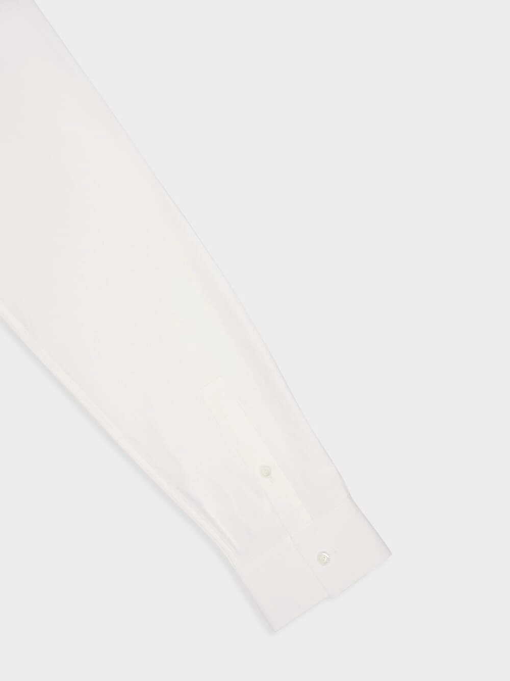 White Oxford Shirt with Web Collar