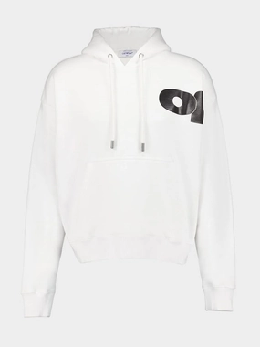 White Shared Logo Skate Hoodie Tops Mens - thermal tops
