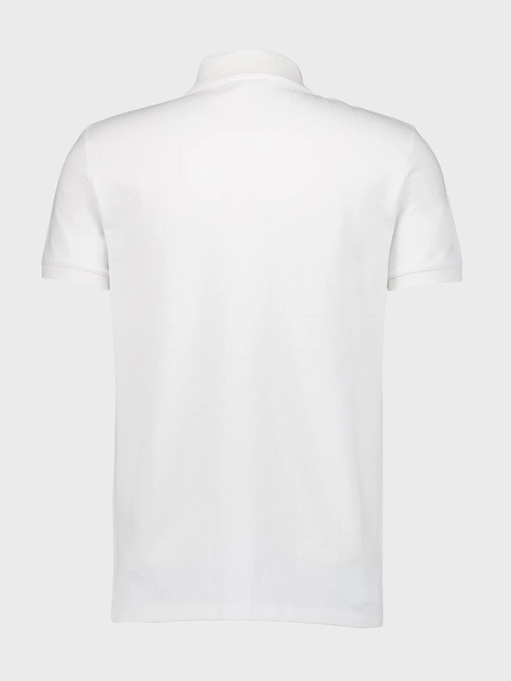 White Short-Sleeve Polo